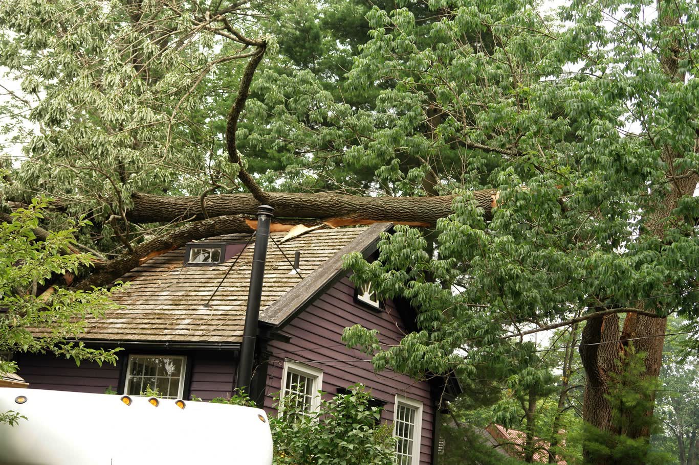 Emergency storm damage roof repair in Jupiter and Palm Beach County
