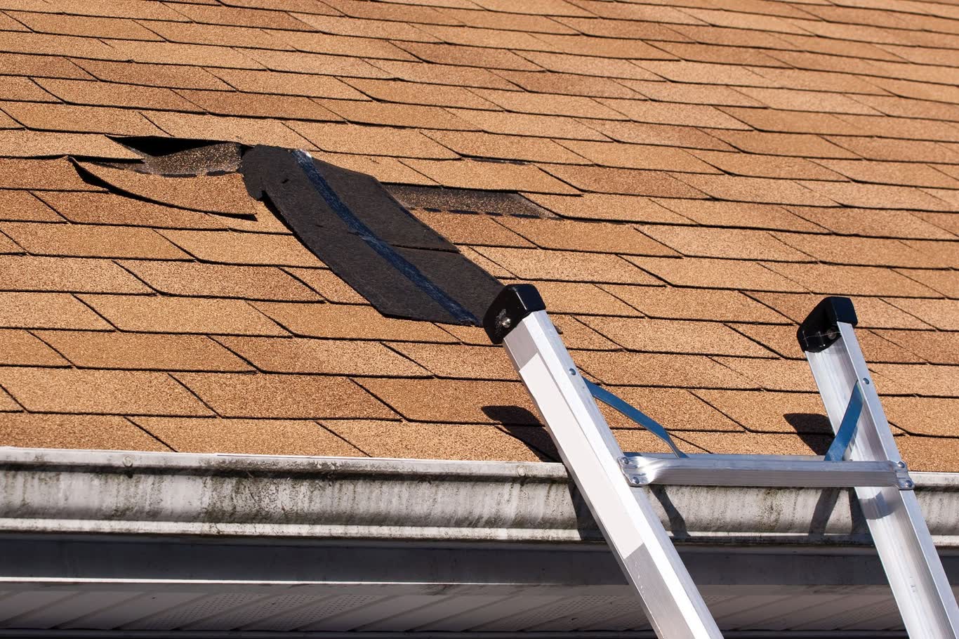 Dalton Roofing crew repairing a roof leak on a Port St. Lucie home