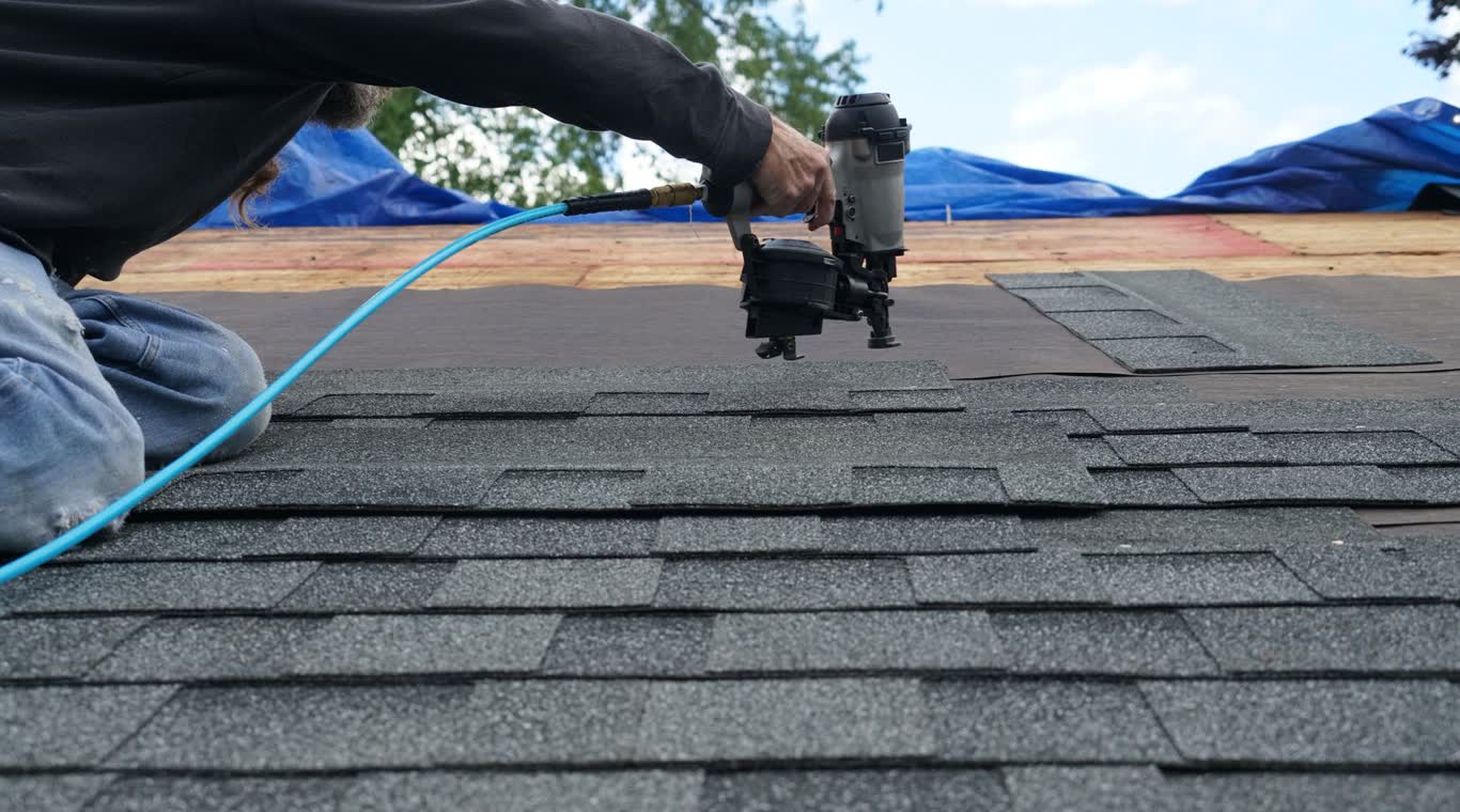 Dalton Roofing inspector documenting roof condition in Port St. Lucie